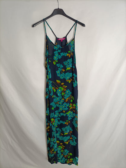 INDISKA. Blue floral print dress TS