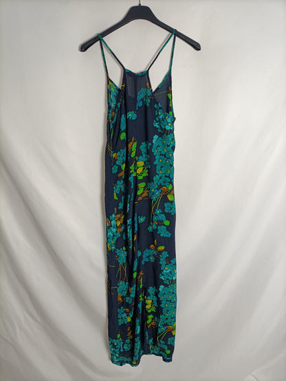 INDISKA. Blue floral print dress TS