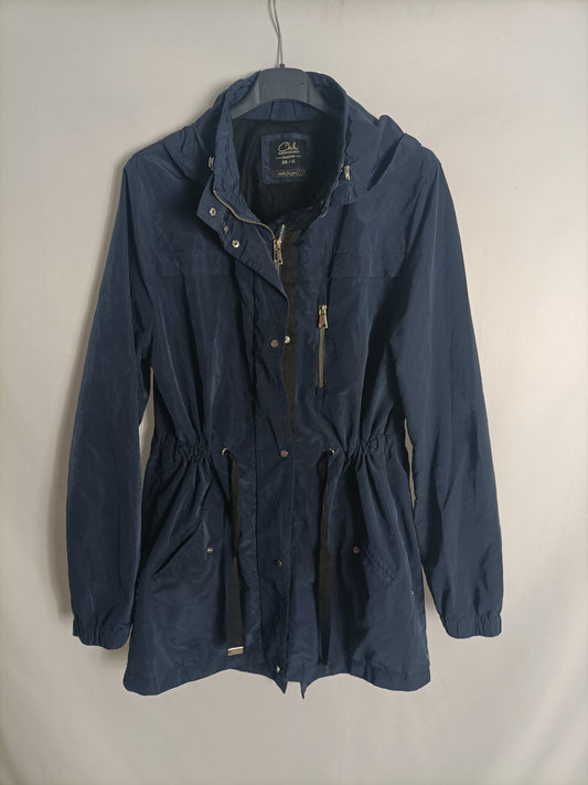 CLOCKHOUSE. Parka fina azul marino T.40