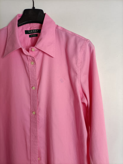 RALPH LAUREN. Pink Buttoned Ts Shirt