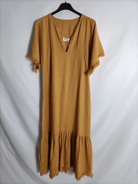 BUKIT&SOUL. Vestido largo lino T.s(tara)