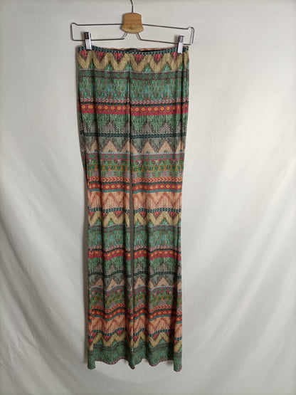 AZALEA. Pantalón campana étnico T.s