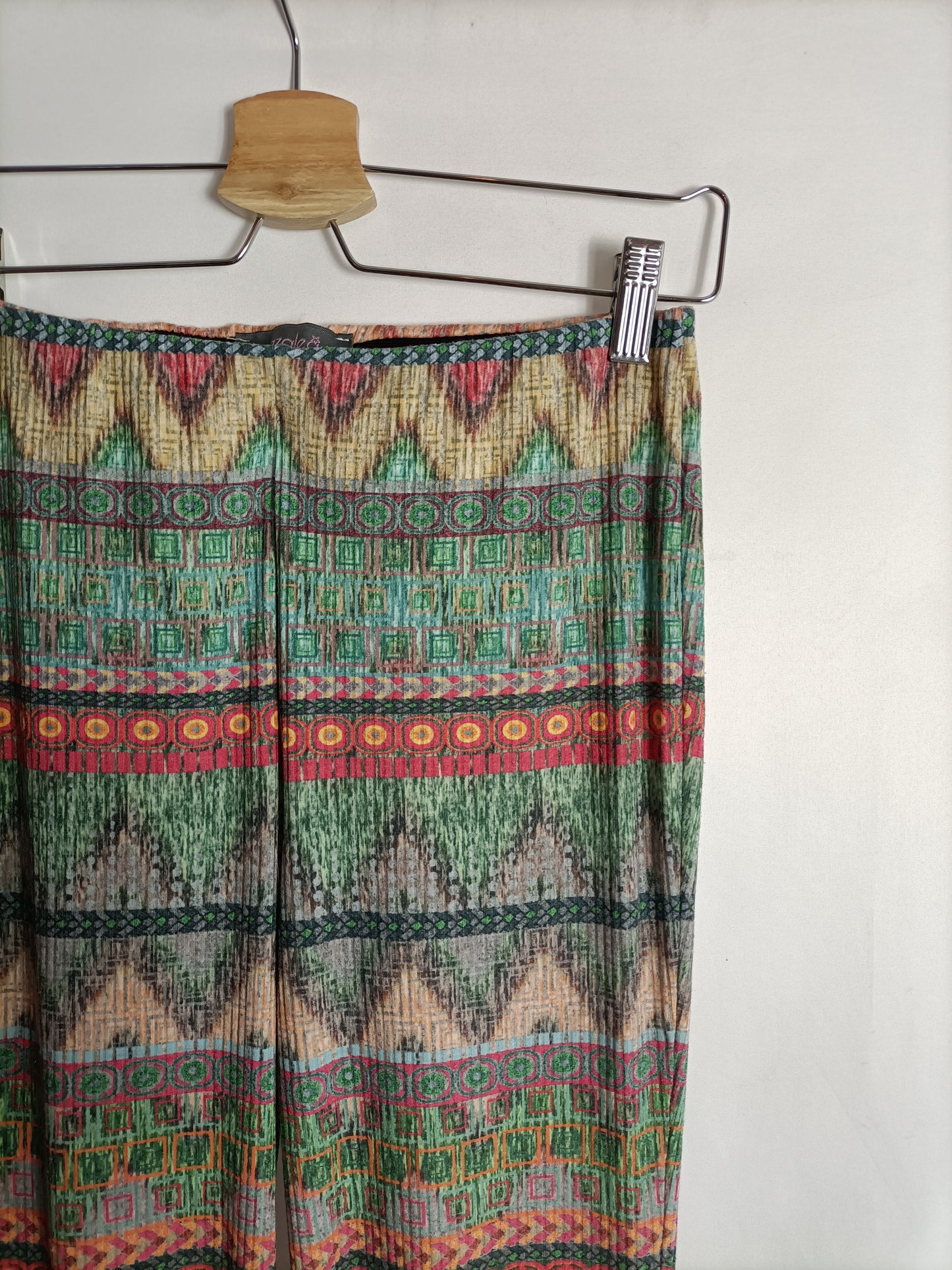 AZALEA. Pantalón campana étnico T.s