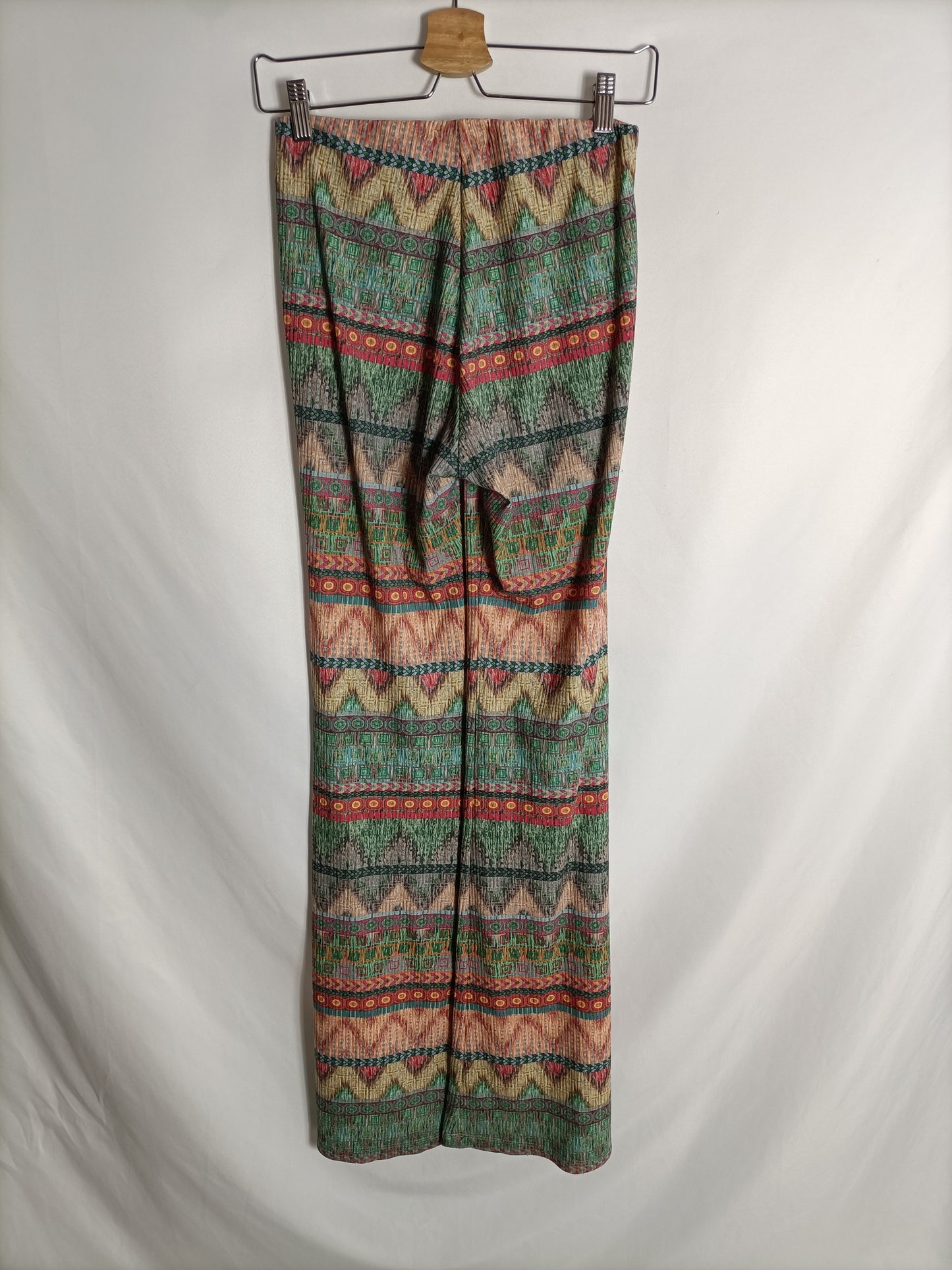 AZALEA. Pantalón campana étnico T.s