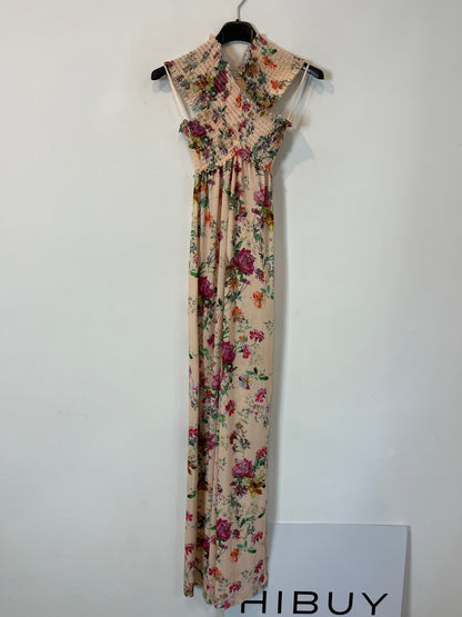 ZARA. Honeycomb neckline dress. TS