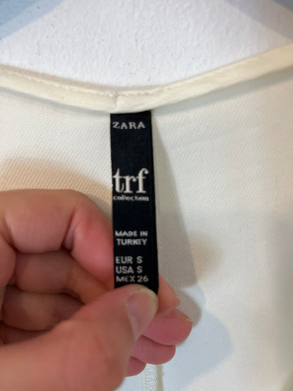 ZARA. Mono largo blanco. T S