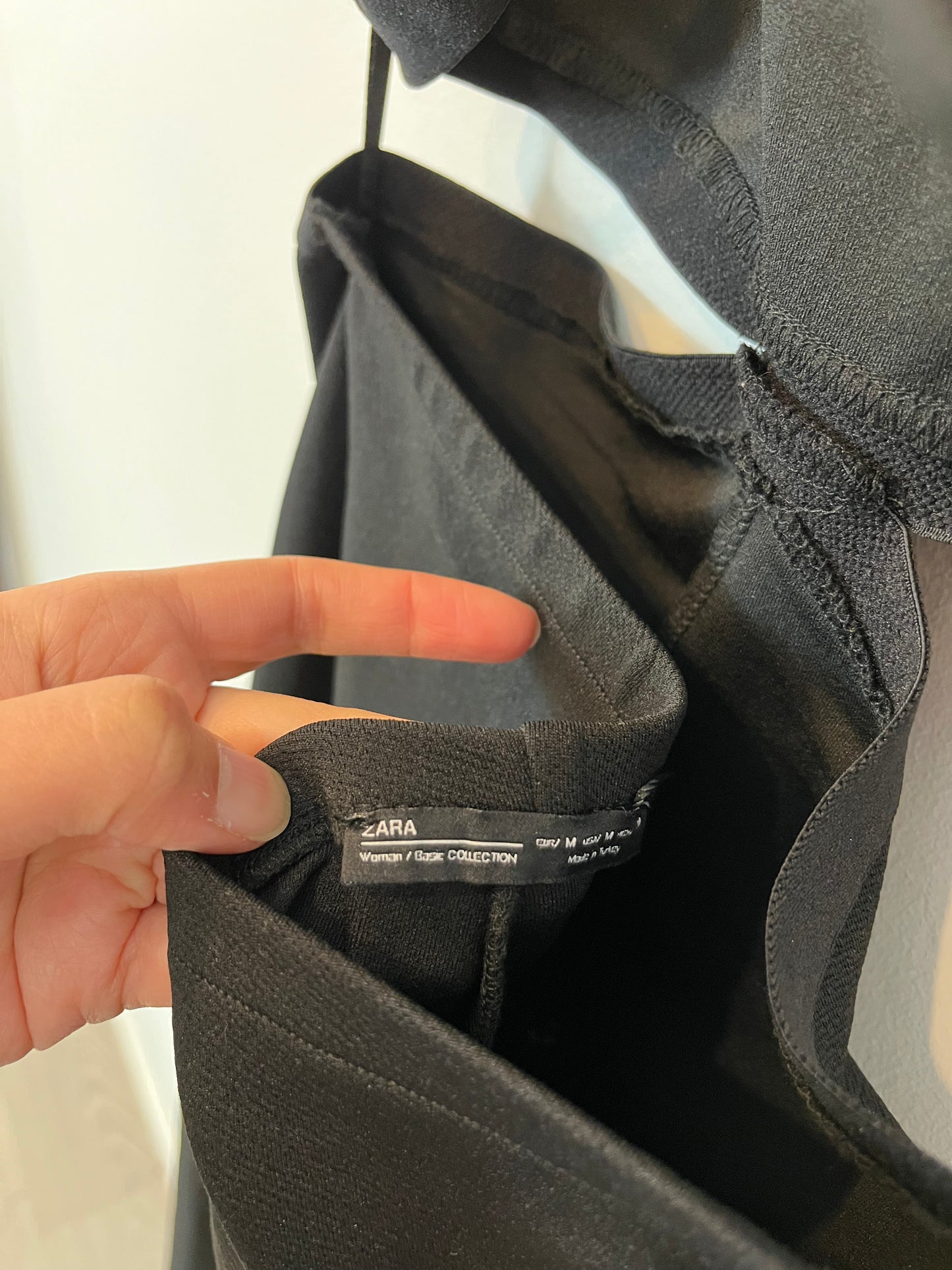 ZARA. Mono largo detalle espalda. T M