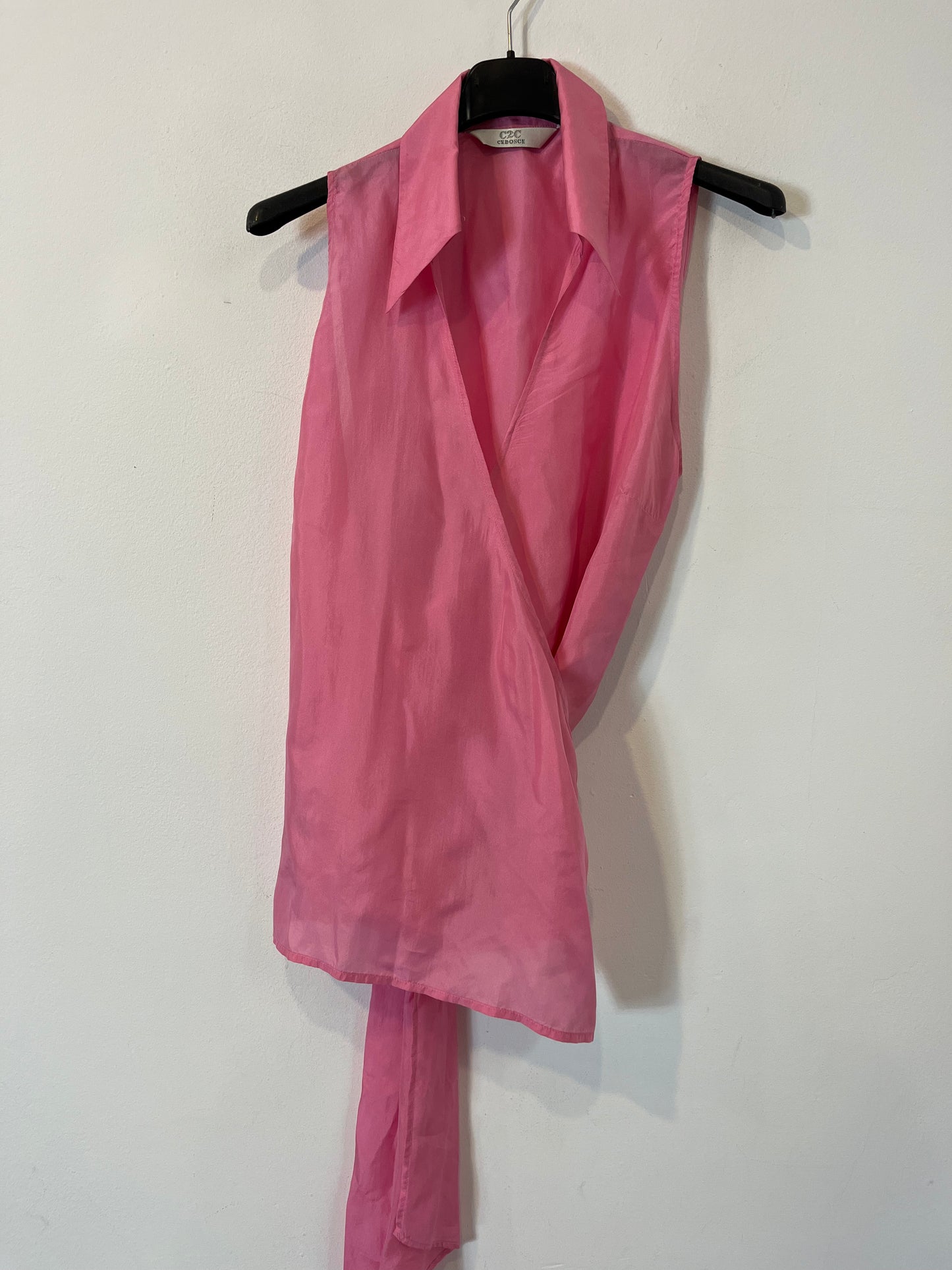 C2C. Silk wrap blouse. TM