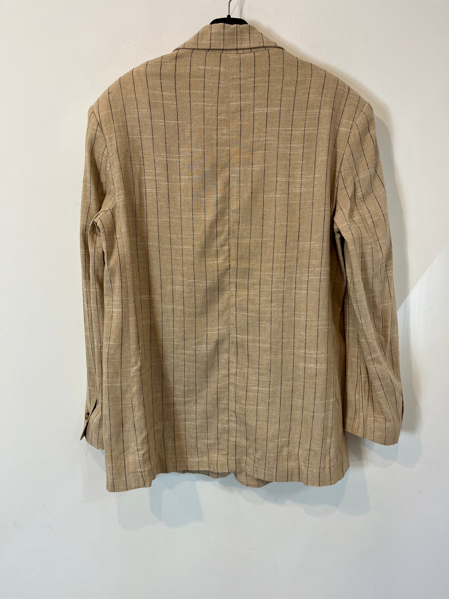 ZARA. Beige striped blazer. TS