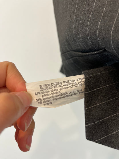 ZARA. Chaleco gris raya diplomática. T S