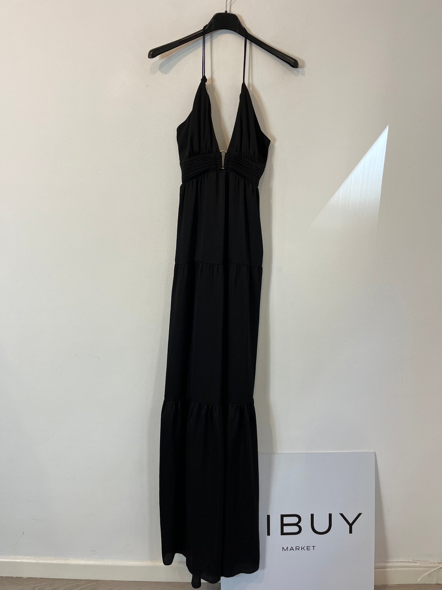 BA&amp;SH. Long black dress with back detail. Size 1 (s)