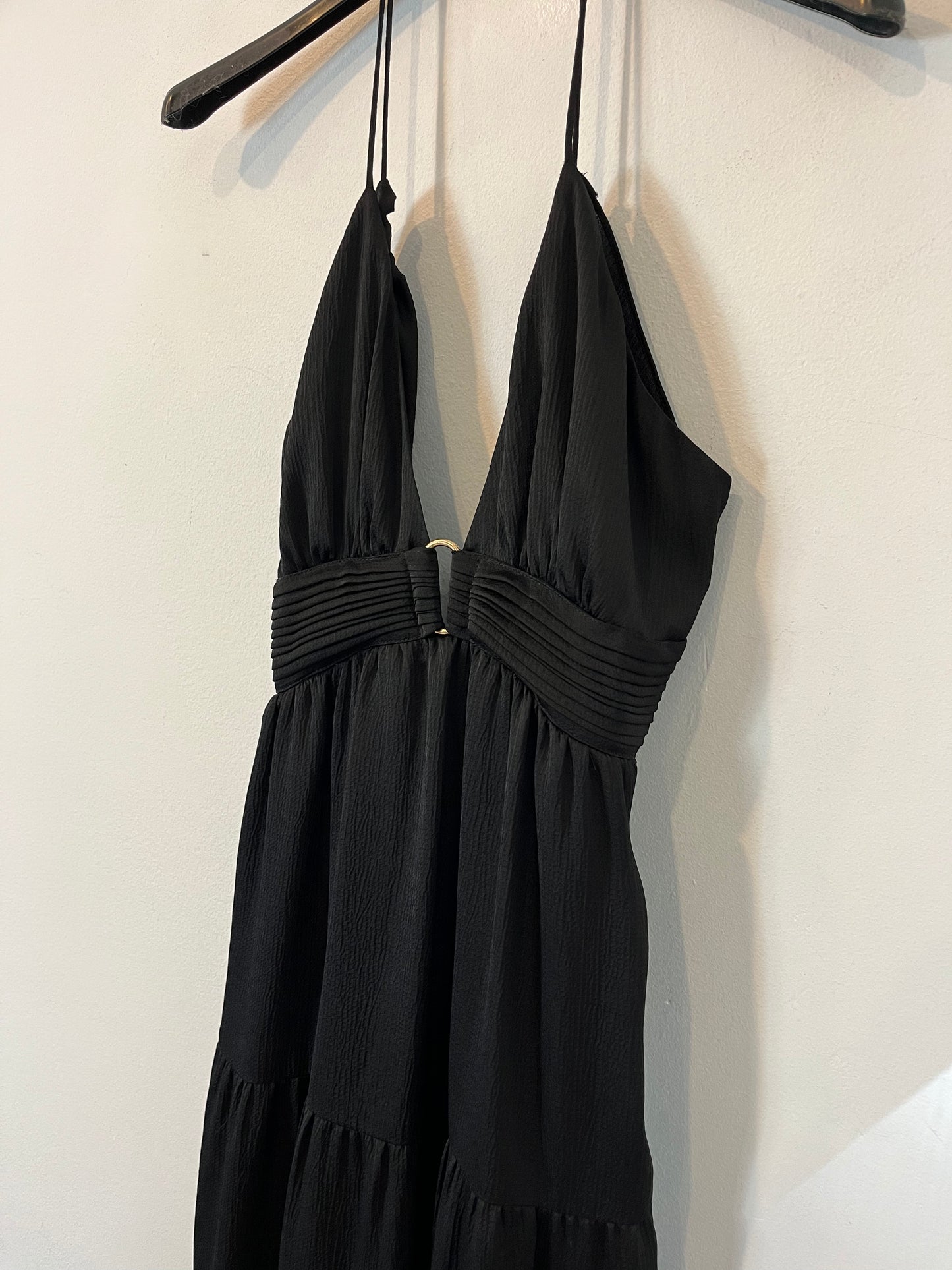 BA&amp;SH. Long black dress with back detail. Size 1 (s)
