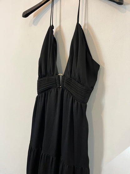 BA&amp;SH. Long black dress with back detail. Size 1 (s)
