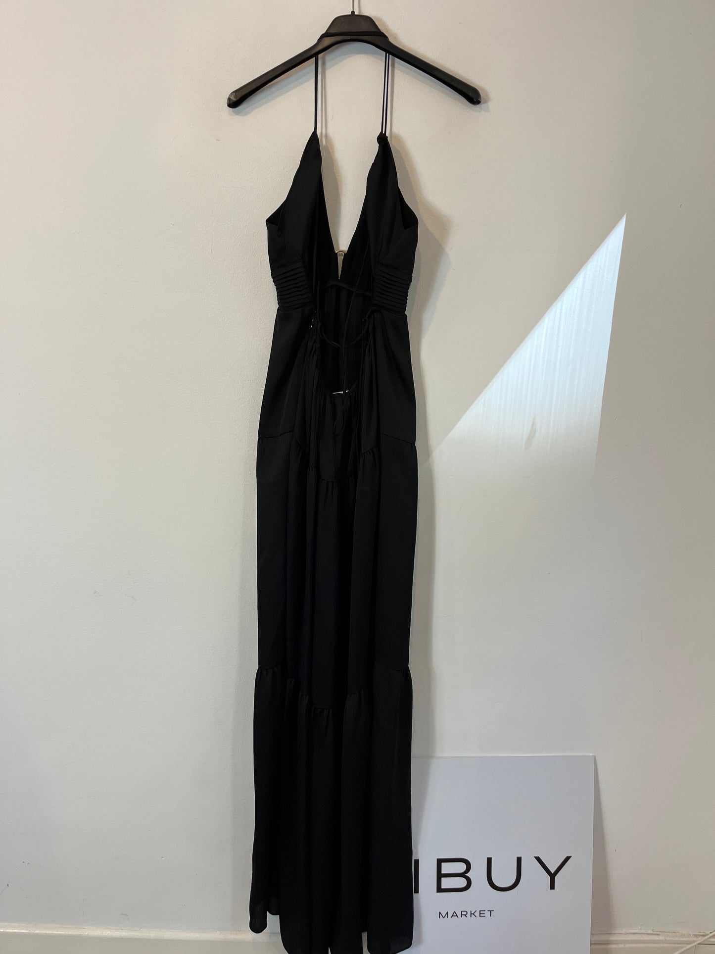 BA&amp;SH. Long black dress with back detail. Size 1 (s)