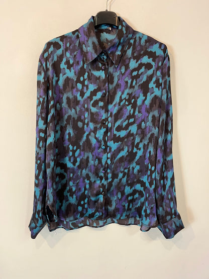 OTHERS. Blue printed blouse. TS