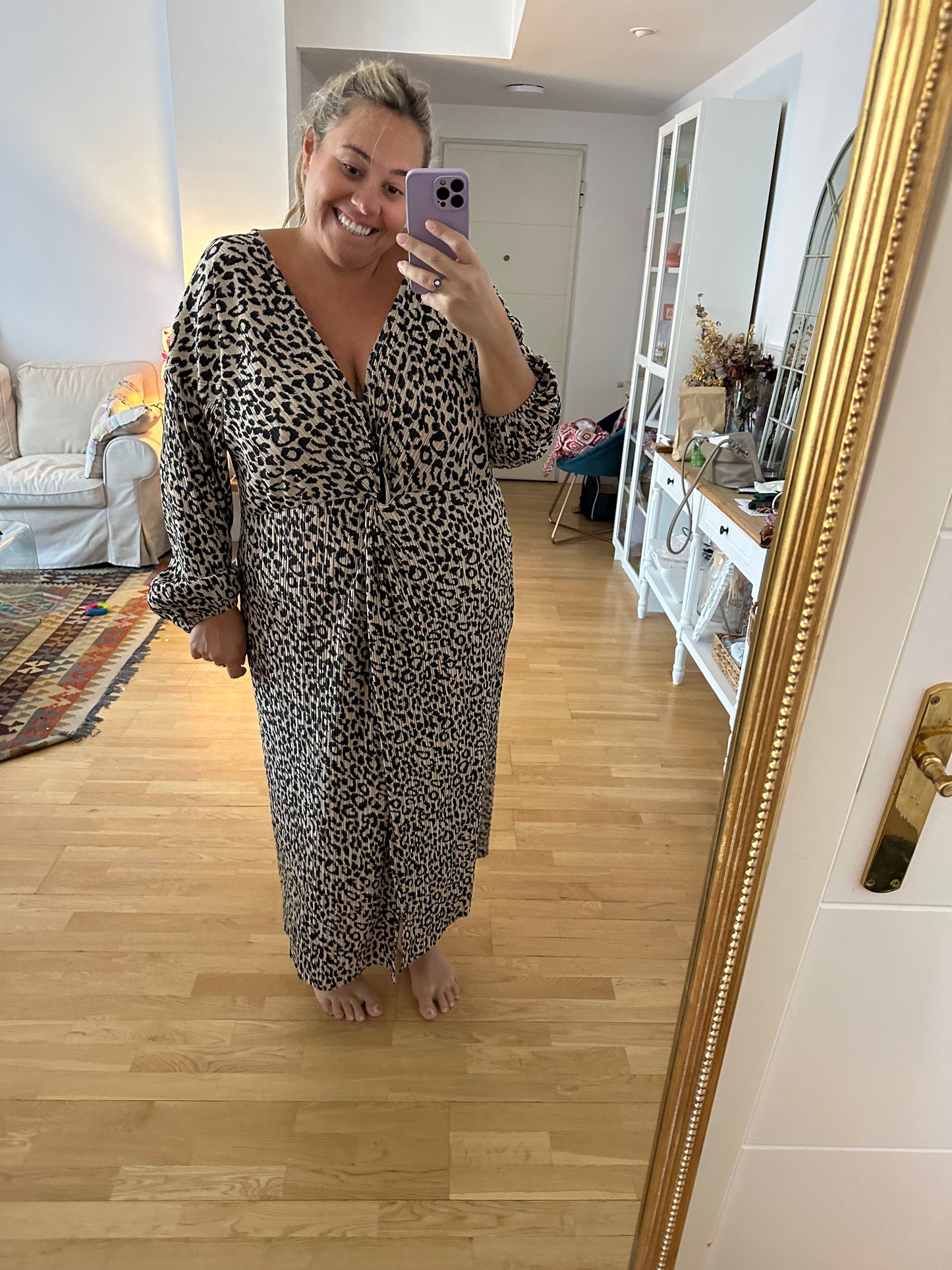 ASOS. Vestido animal print  T.52