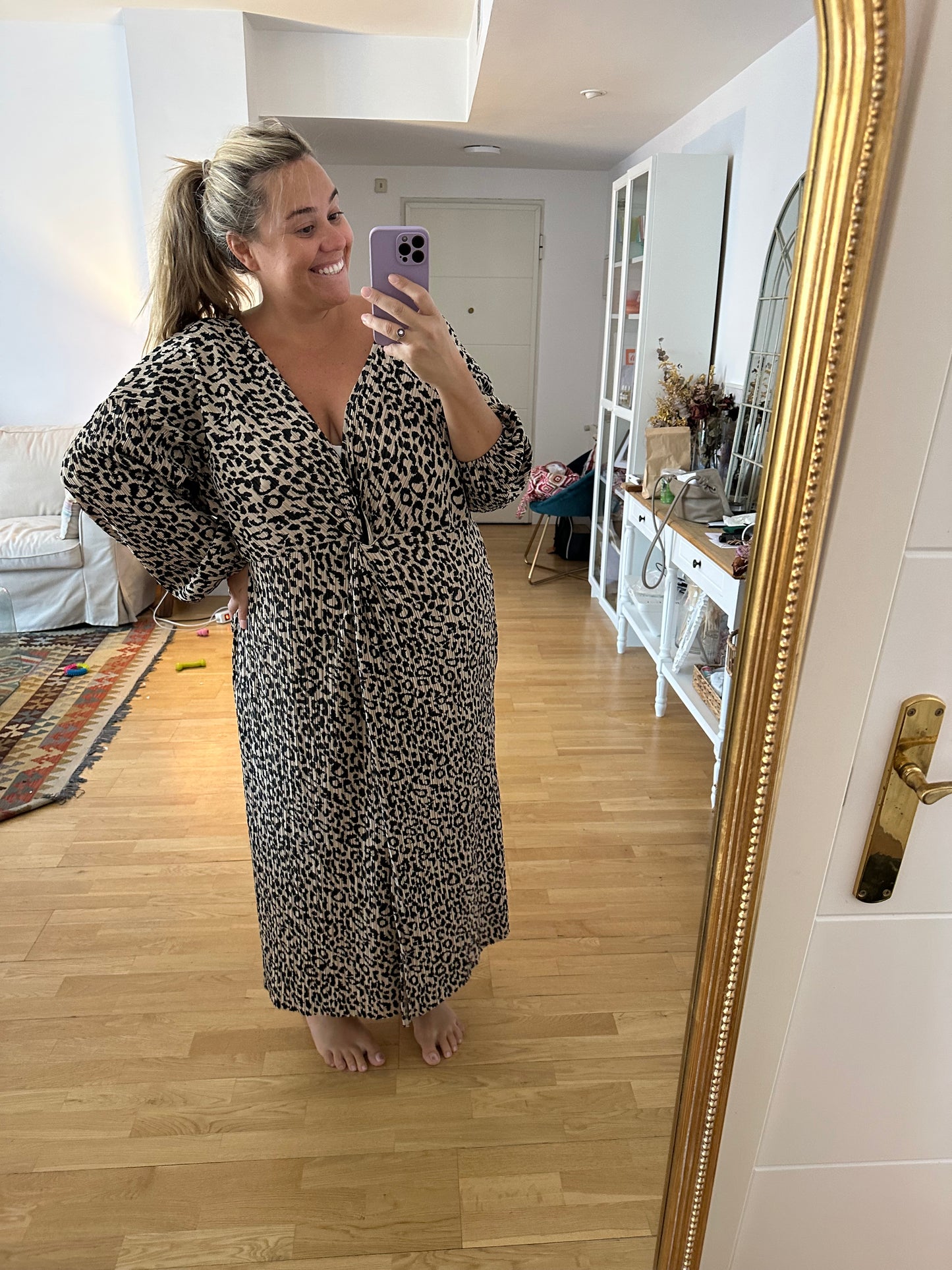 ASOS. Vestido animal print  T.52