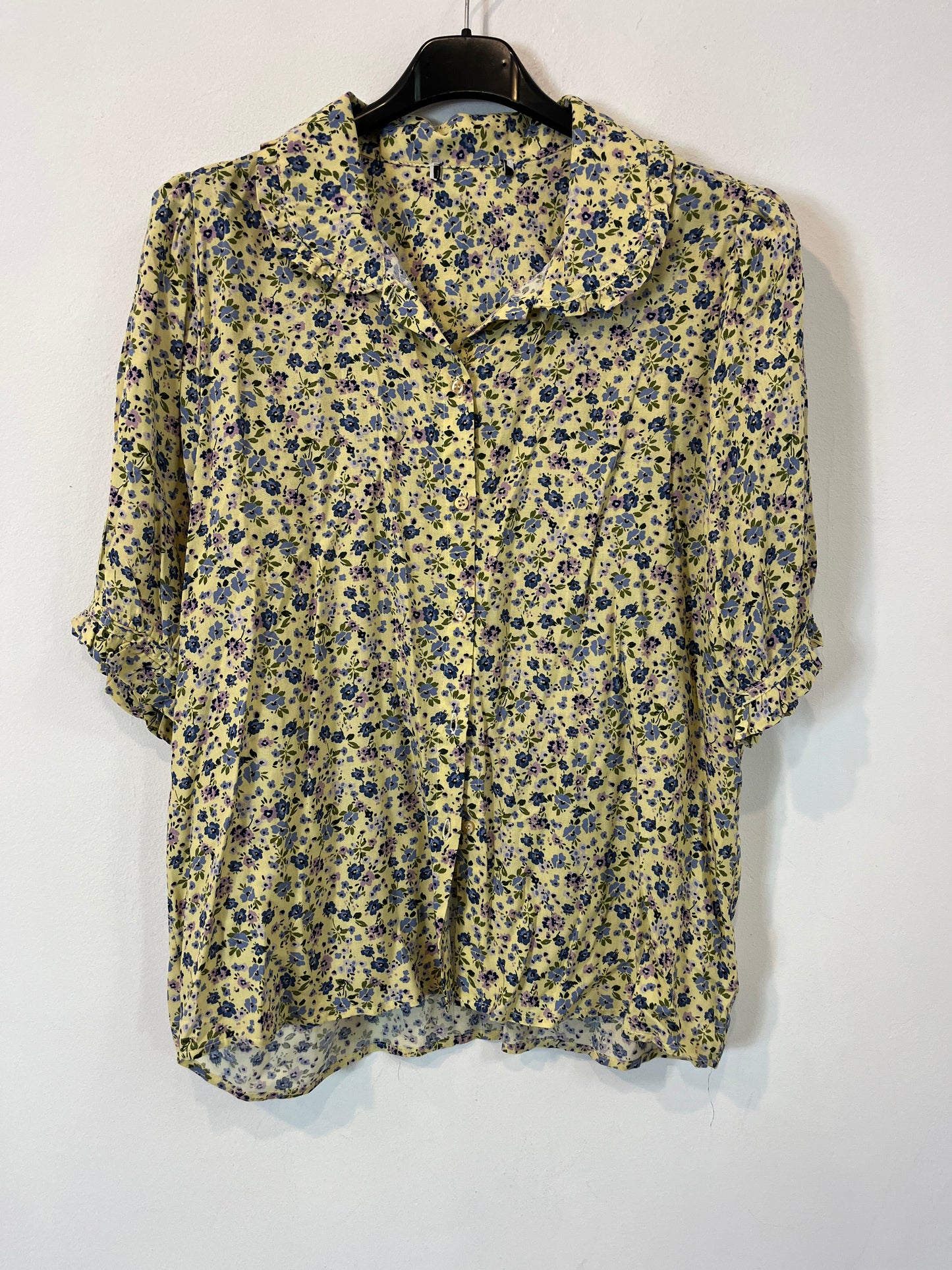 OTRAS. Blusa flores mini azules. T S