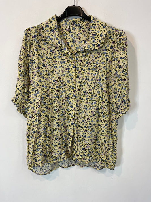 OTRAS. Blusa flores mini azules. T S