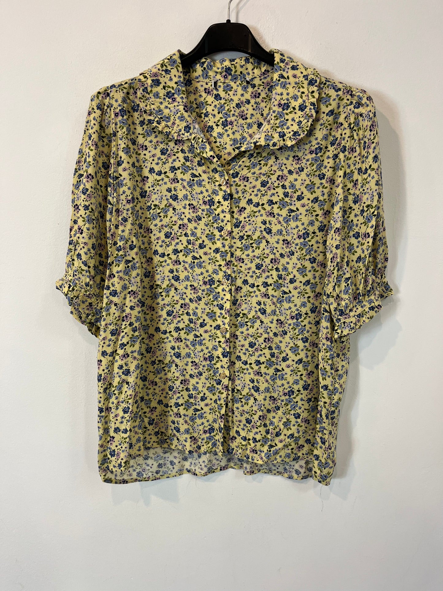 OTRAS. Blusa flores mini azules. T S