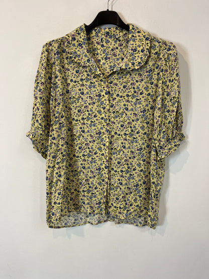 OTRAS. Blusa flores mini azules. T S