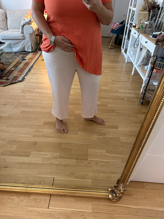 BUGANVILIA. Pink culottes, size 3XL