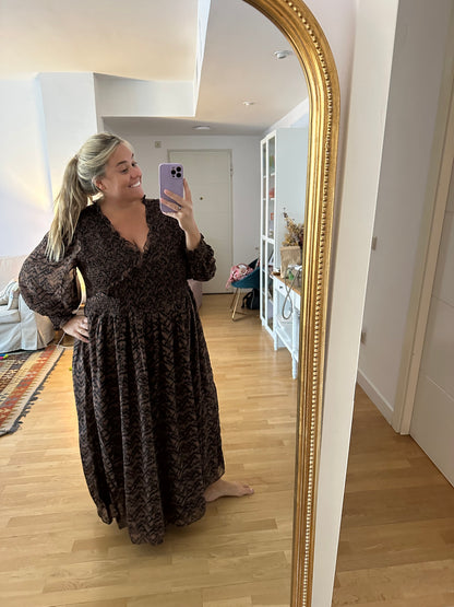 ASOS. Vestido animal print nido  T.54