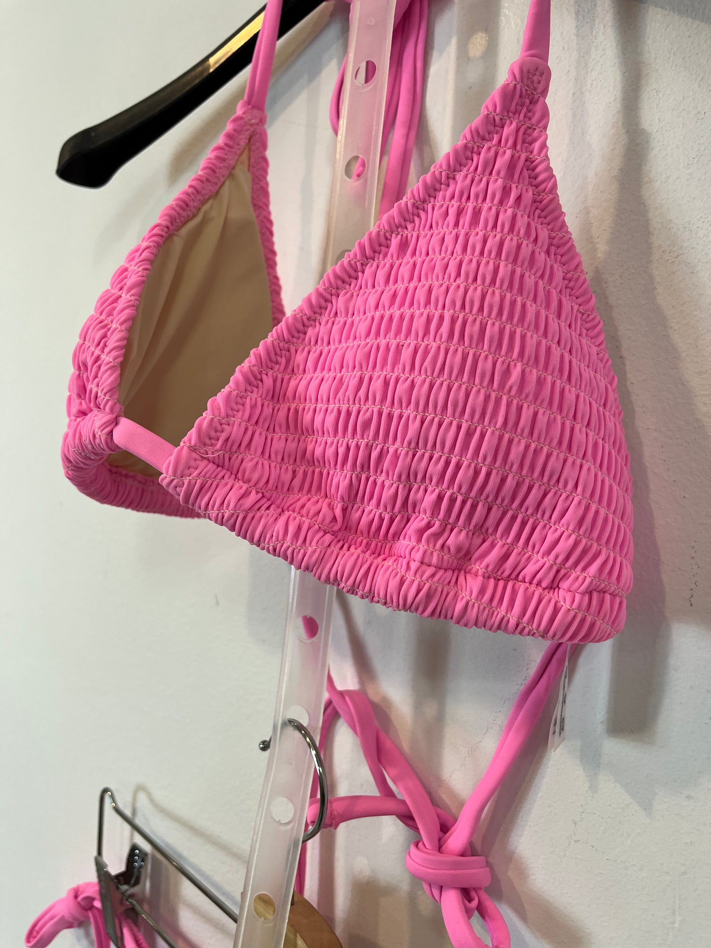 ZAFUL. Bikini rosa textura T.36