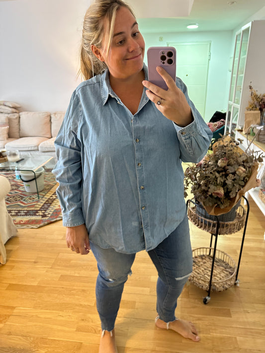 ASOS. Denim shirt size 52