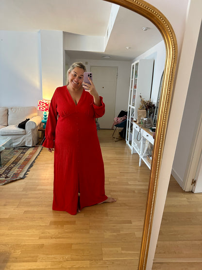 ASOS. Red maxi dress size 54
