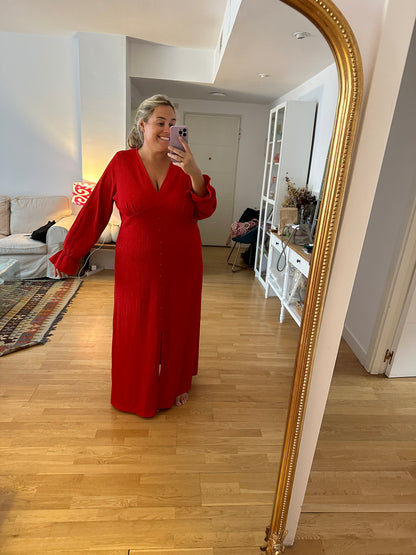 ASOS. Red maxi dress size 54