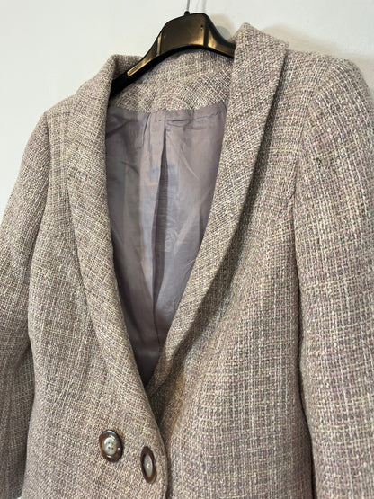 OTHERS. Mauve-toned tweed blazer. TM