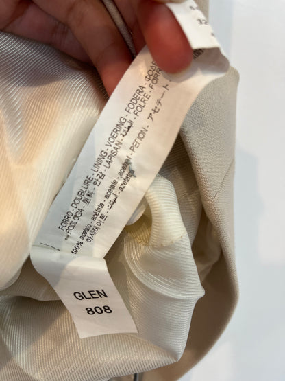 ZARA. Conjunto pantalón blazer beige. T S