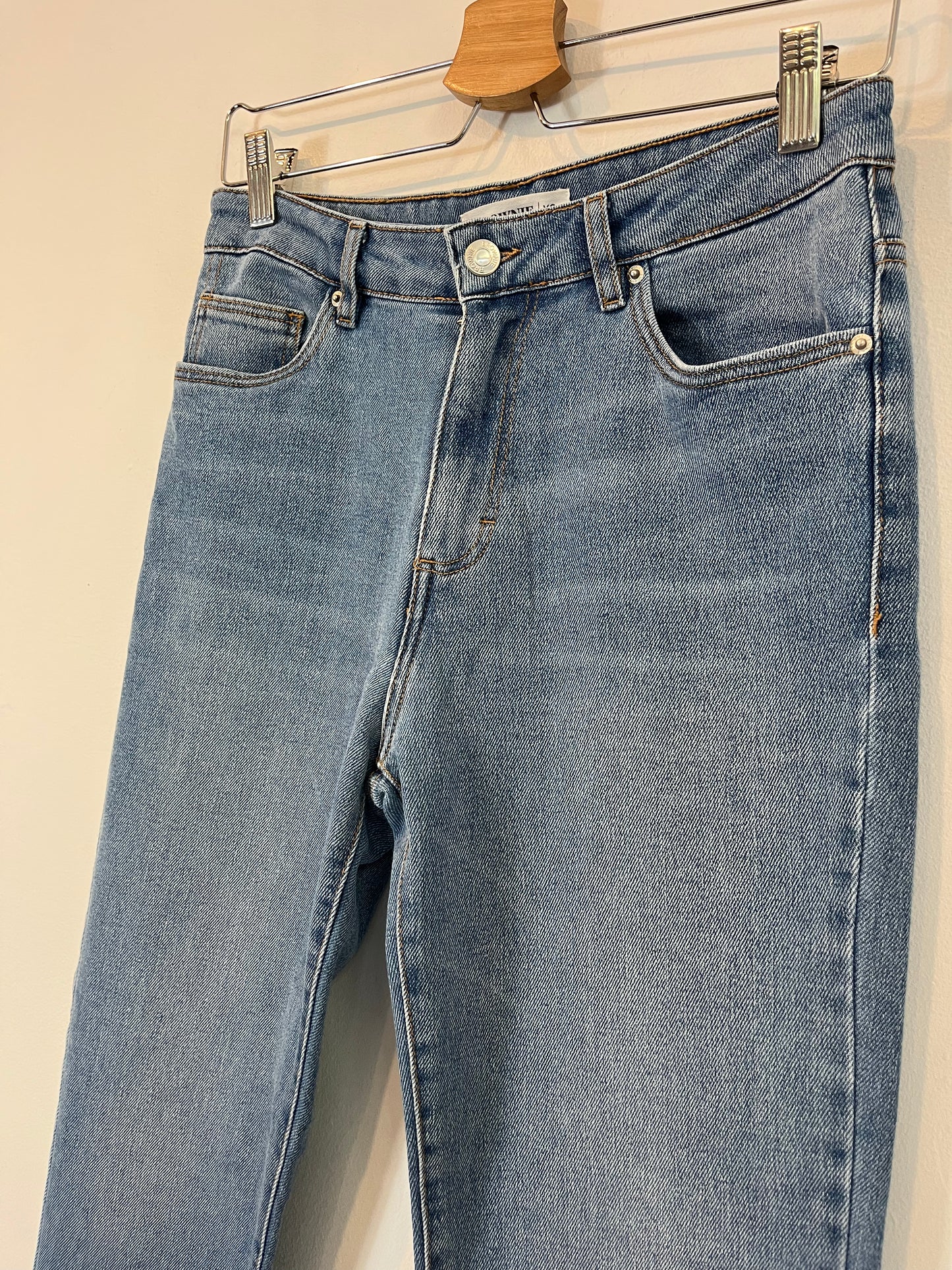 BROWNIE. Pantalón recto denim. T XS/S