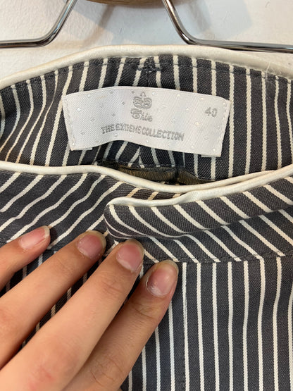 THE EXTREME COLLECTION. Striped cotton trousers. Size 40
