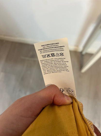 SCALPERS. Checkered linen trousers. Size XS