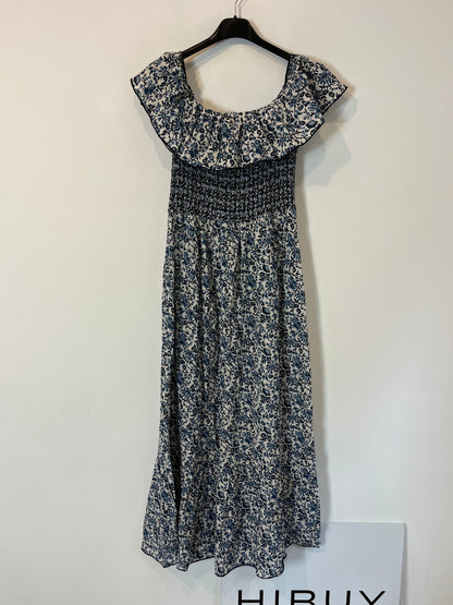 ZARA. Floral honeycomb midi dress. TS