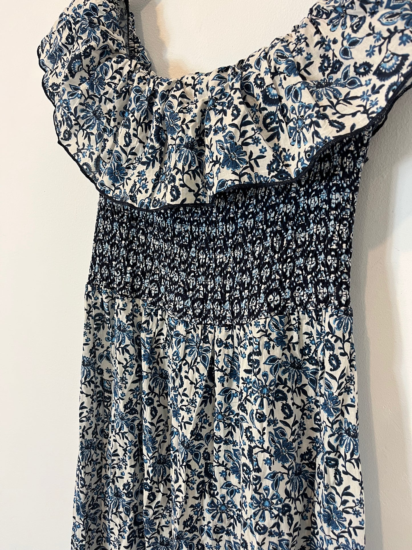 ZARA. Floral honeycomb midi dress. TS