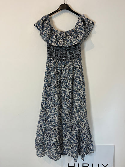 ZARA. Floral honeycomb midi dress. TS