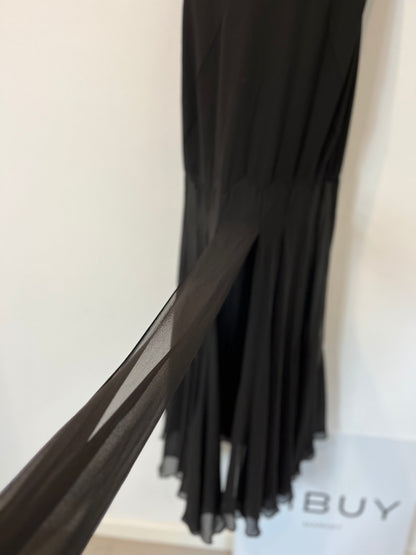 ZARA Vestido largo palabra de honor aberturas. T S