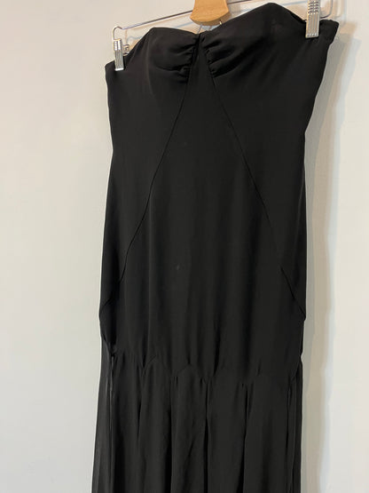 ZARA Vestido largo palabra de honor aberturas. T S