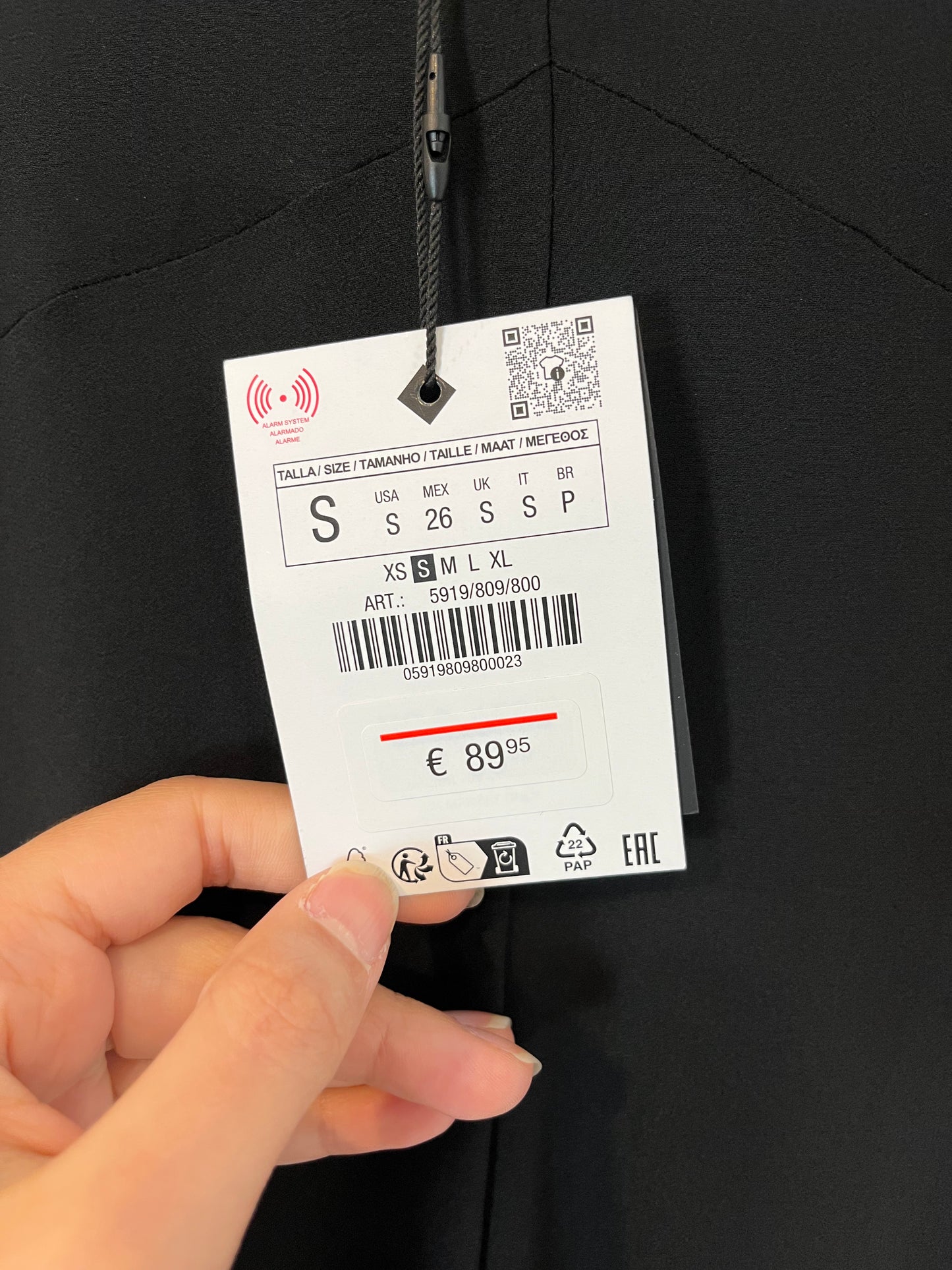 ZARA Vestido largo palabra de honor aberturas. T S