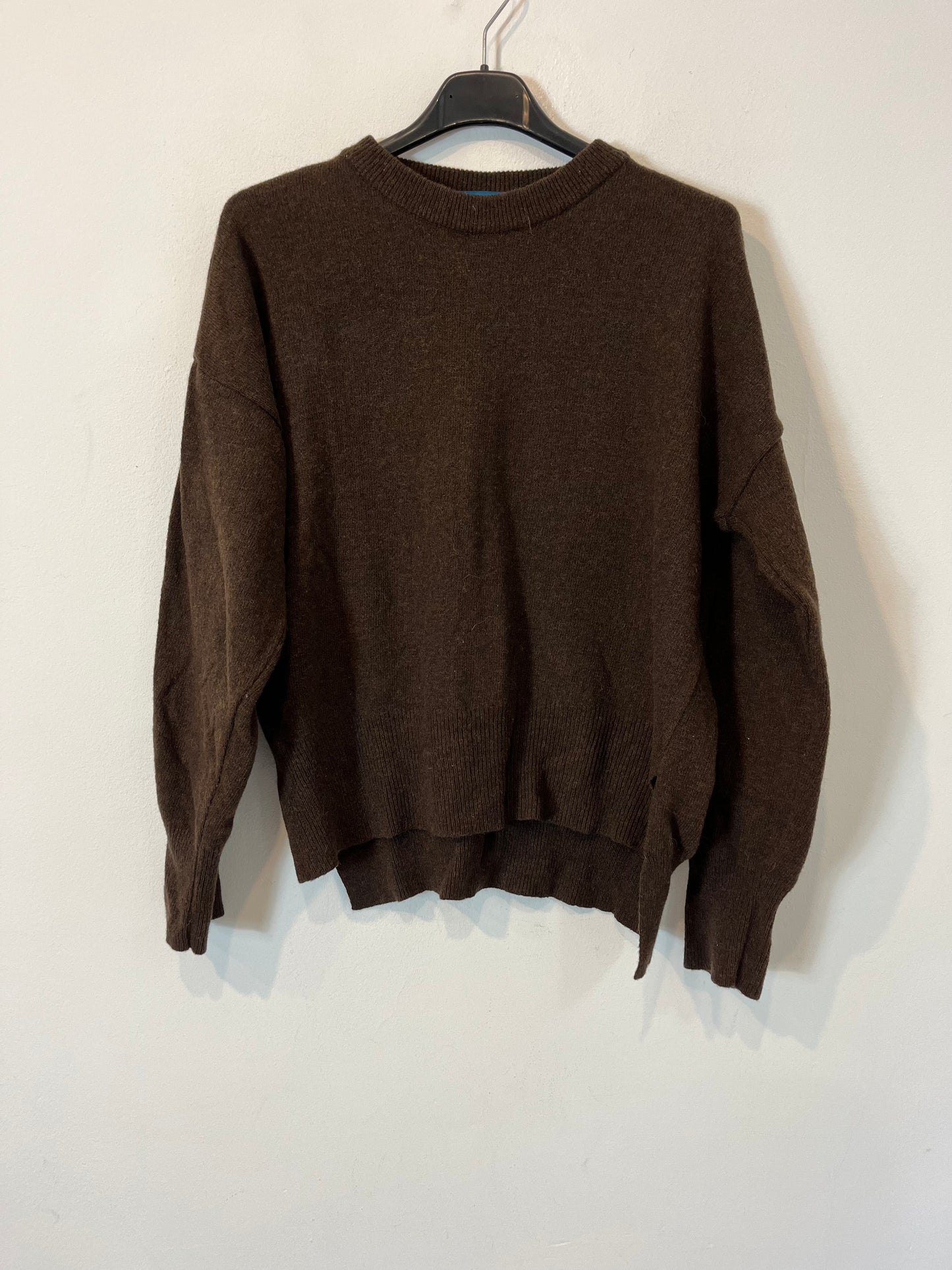 ZUBI. Jersey marrón con lana. T S