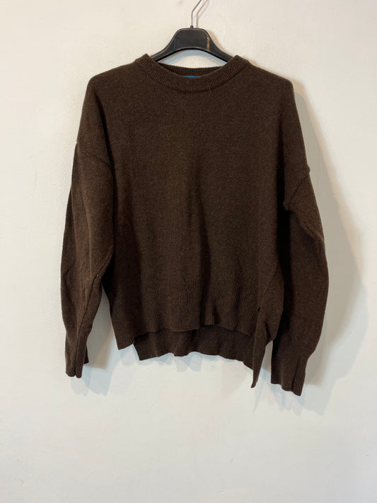 ZUBI. Jersey marrón con lana. T S