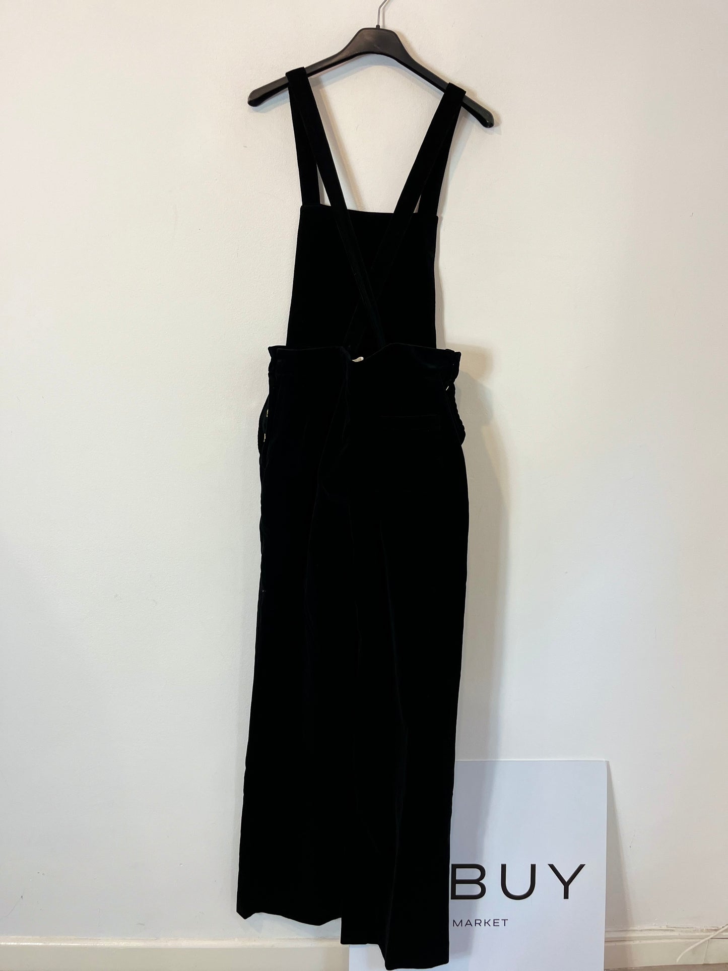 SEZANE. Peto negro terciopelo. T 36