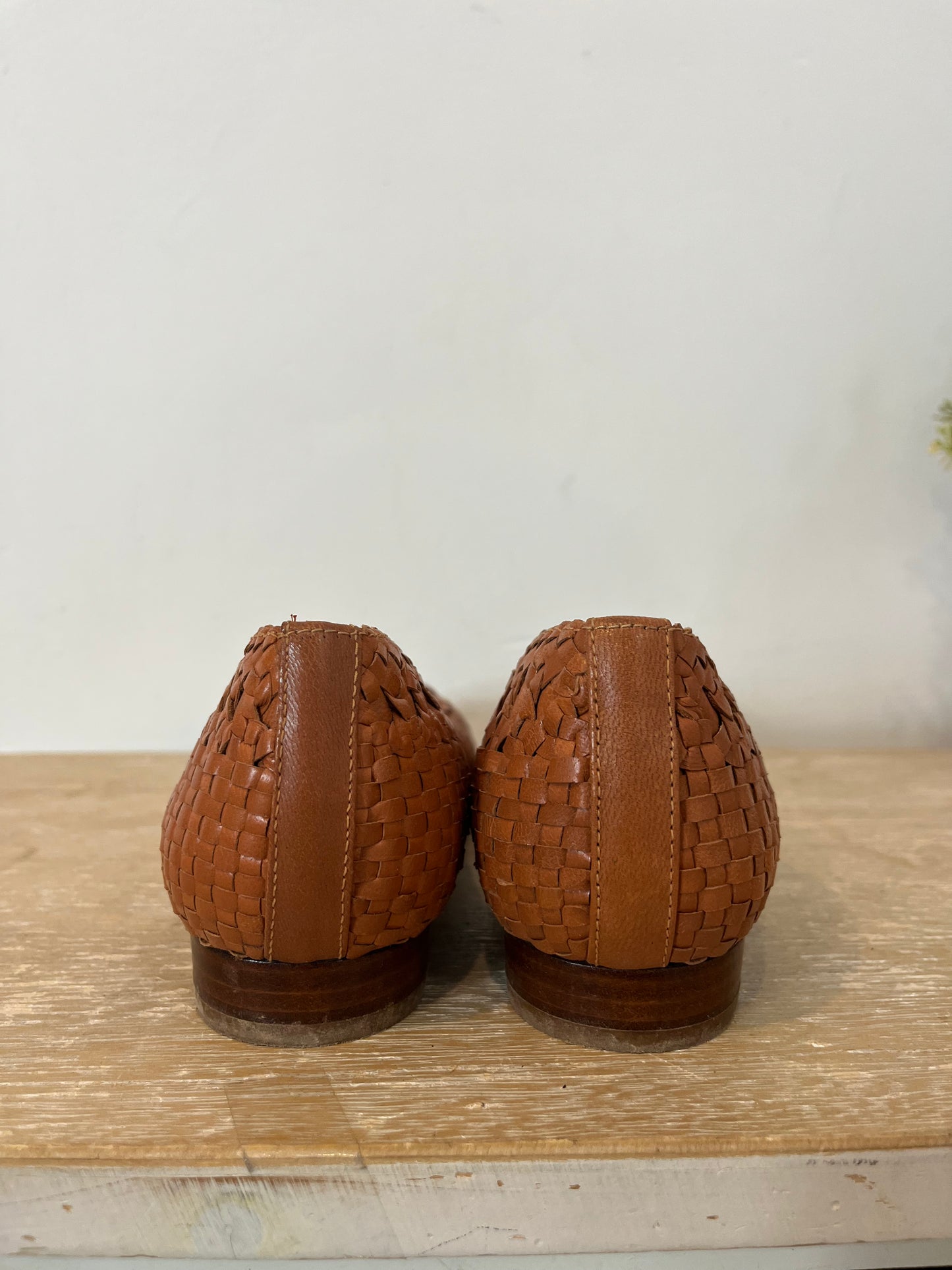 SÉZANE. Bailarinas piel troquelada. T 38