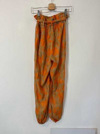 MAKSU. Two-tone fluid trousers Ts