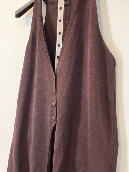 MASSIMO DUTTI. Total look punto marrón  T.xs