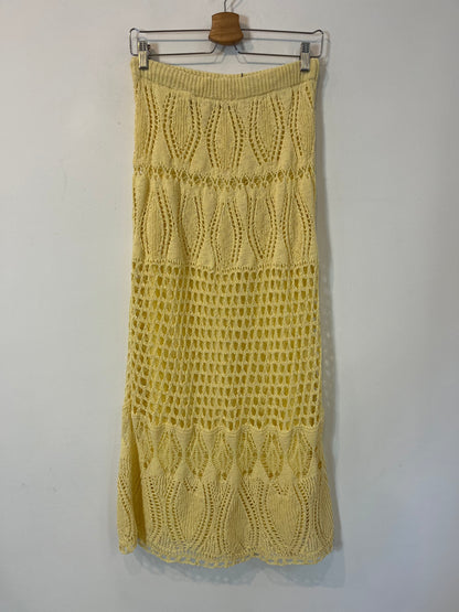 ZARA. Long crochet skirt. TS