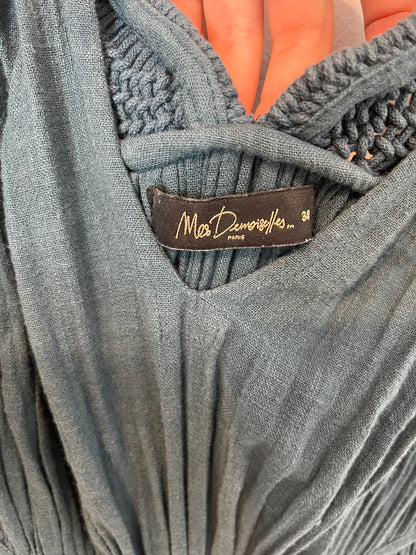 MES DEMOISELLES. Vestido largo detalle escote. T XS